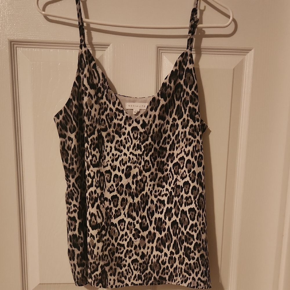 Leopard Print Cami Top